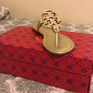 Spark Gold Tory Burch Sandals